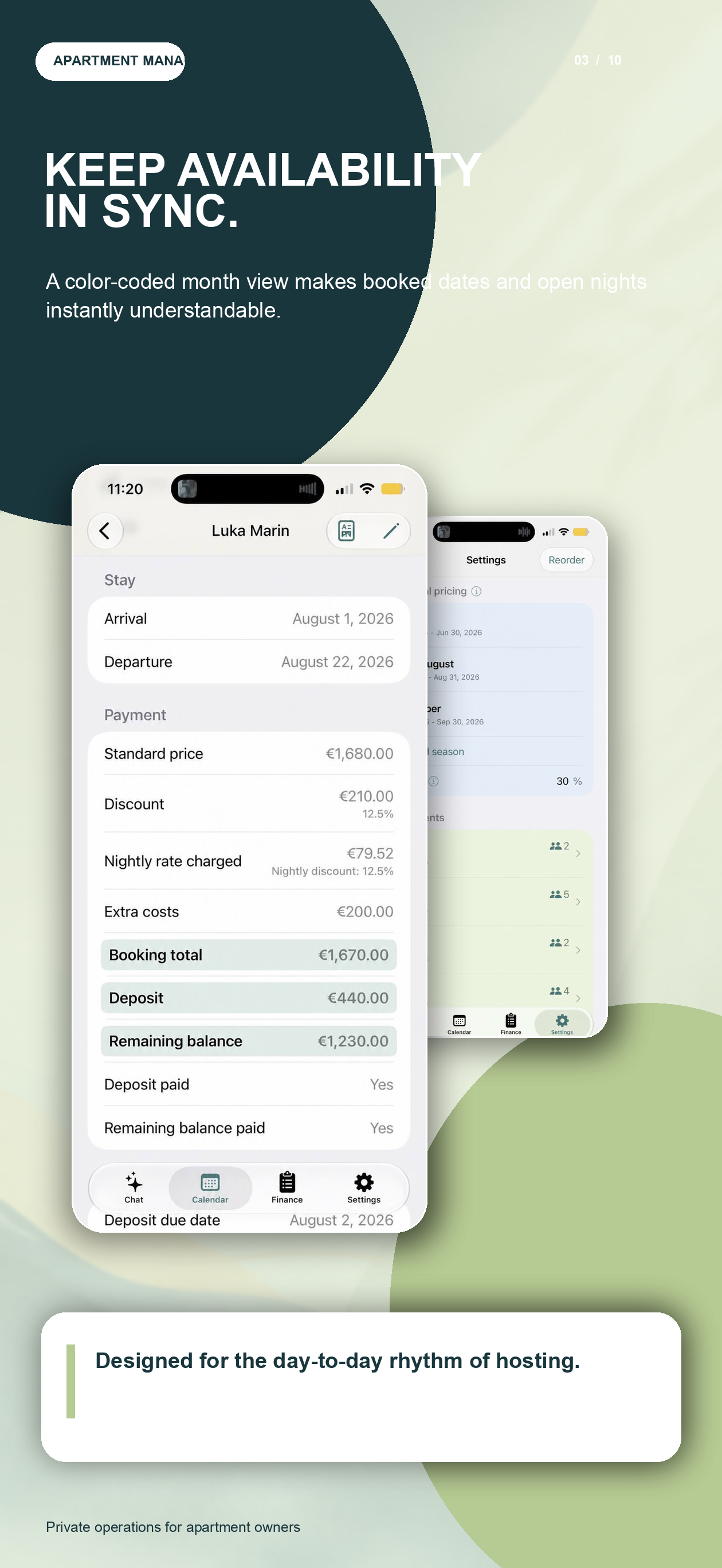 RentalBook story: Keep availability in sync