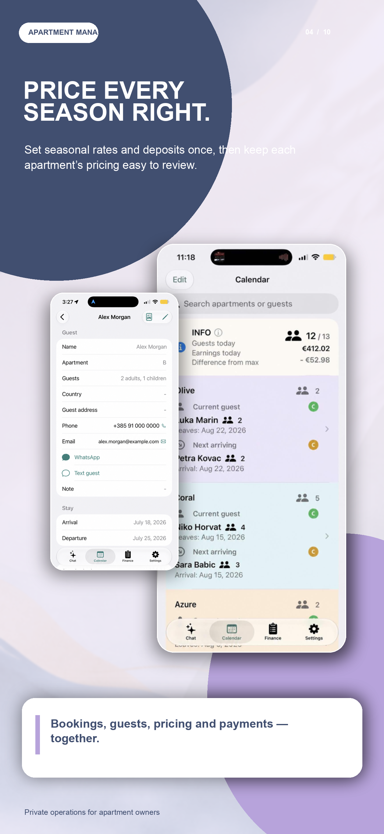 RentalBook story: Price every season right