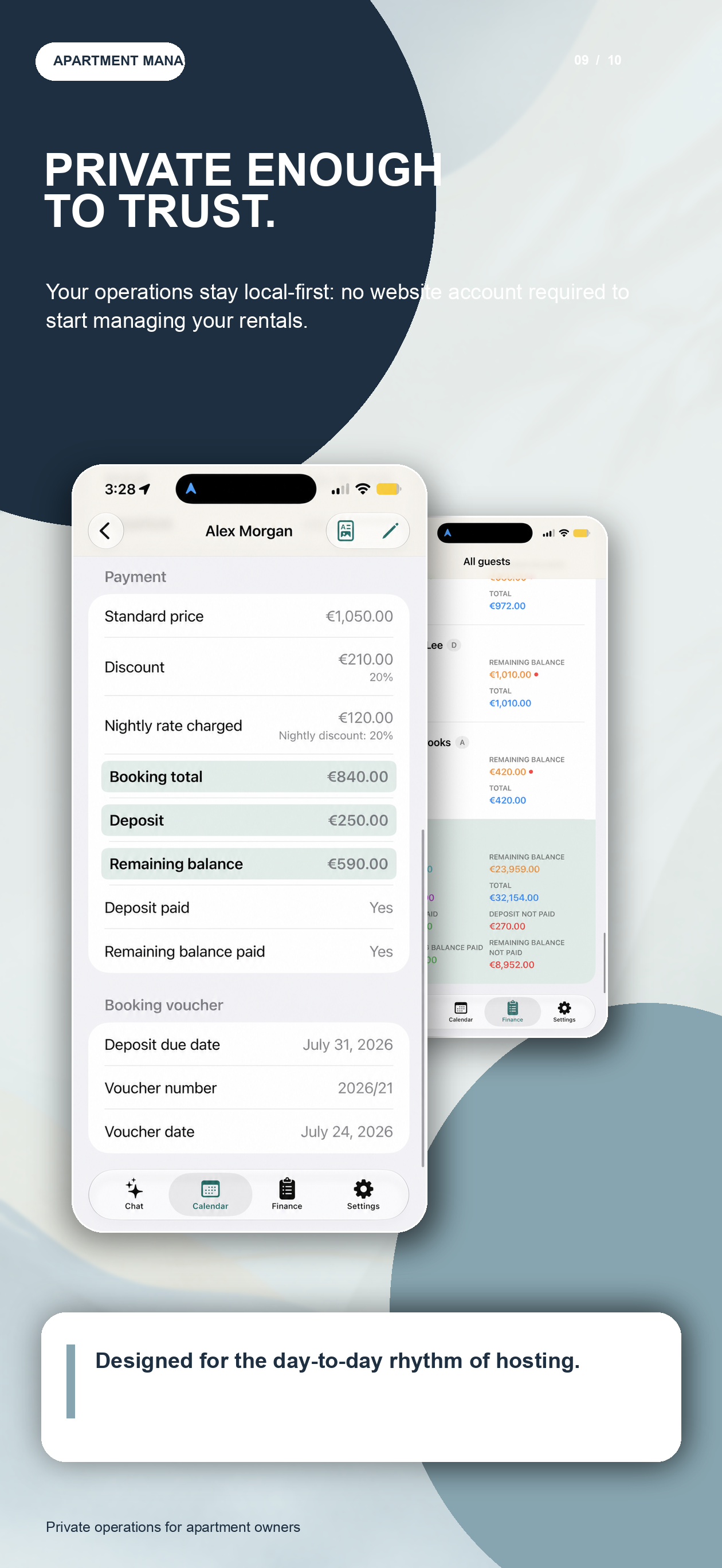 RentalBook story: Private enough to trust