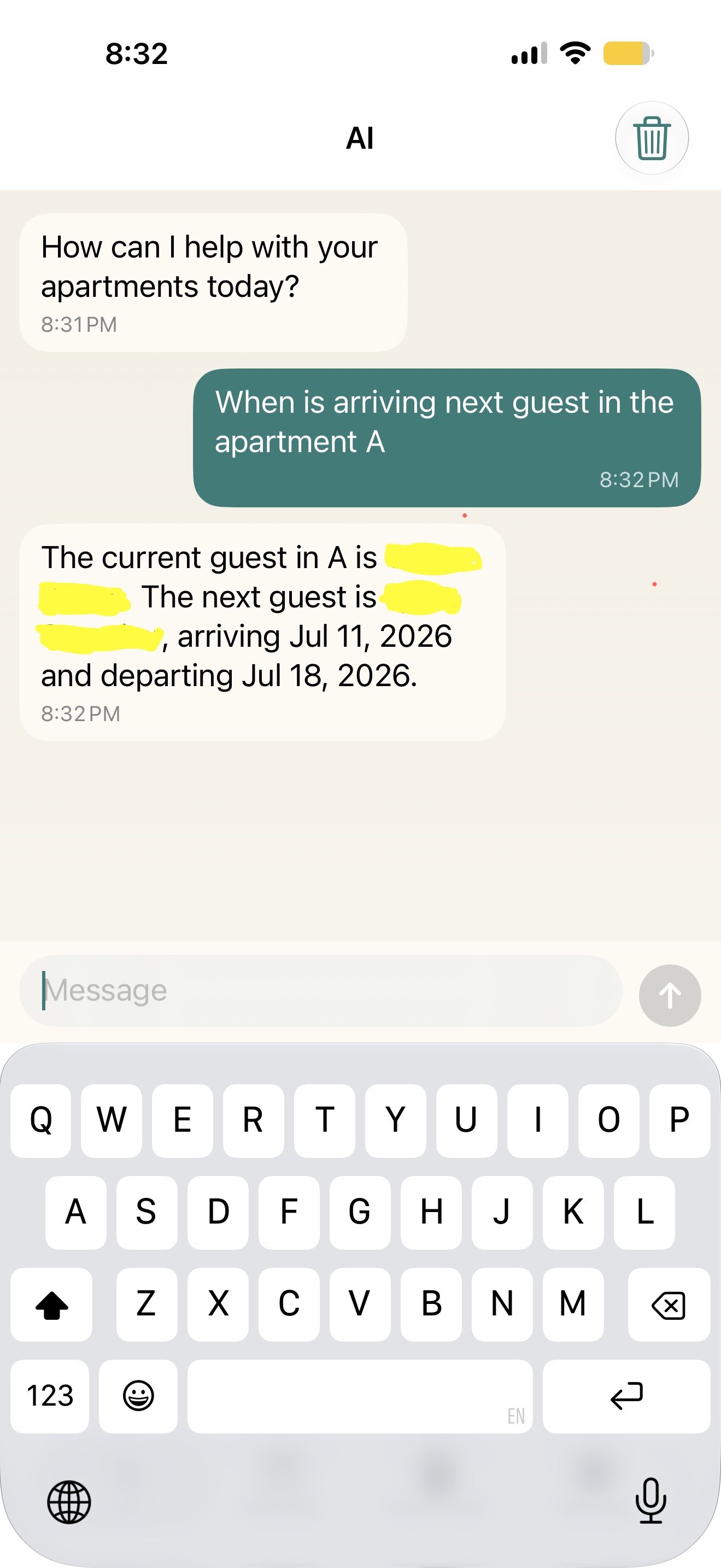 AI Chat Interface - Croatian Mode