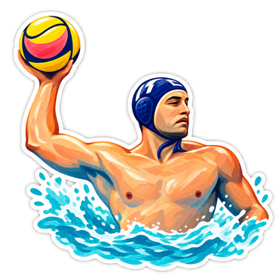 Water polo sticker