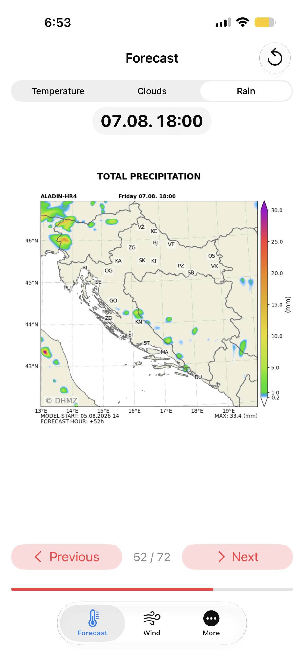 CroForecast app screenshot 7